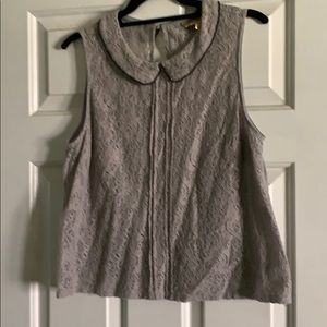 Princess Vera Wang gray sleeveless top size L